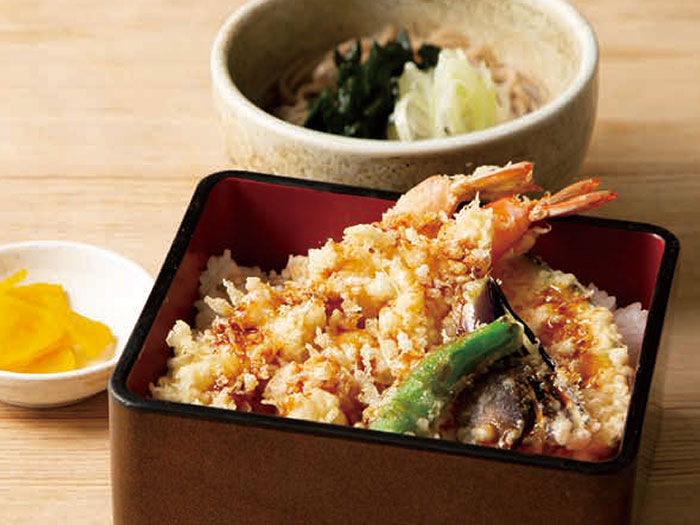 天重とミニそばセット